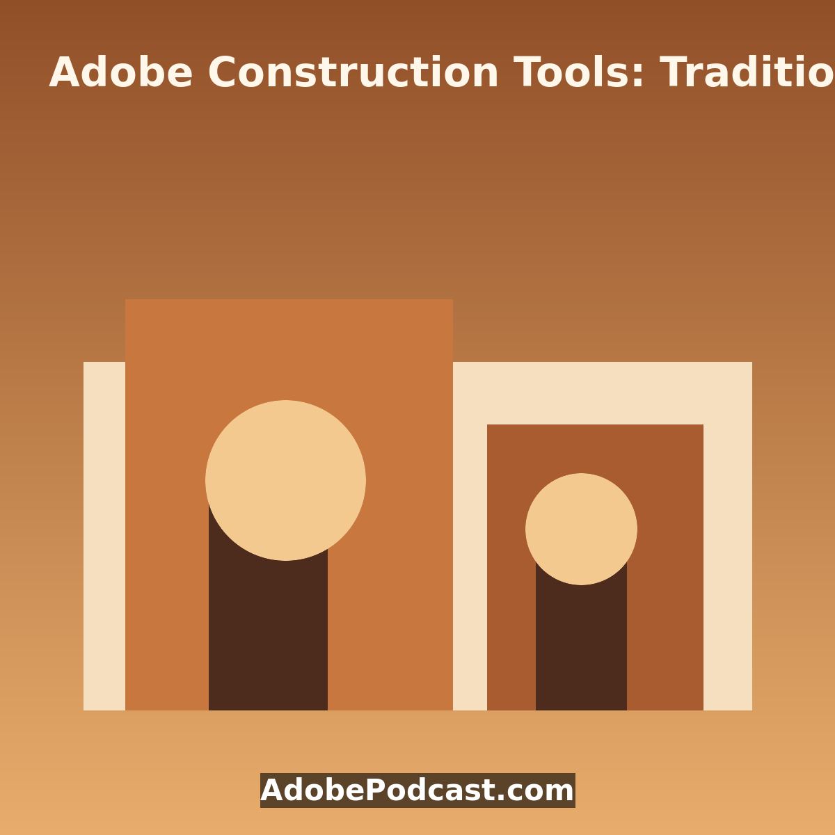 Adobe Construction Tools: Traditional Hand Tools and Modern Equipment | AdobePodcast.com Adobe Construction Tools: Traditional Hand Tools and Modern Equipment featured image by AdobePodcast.com