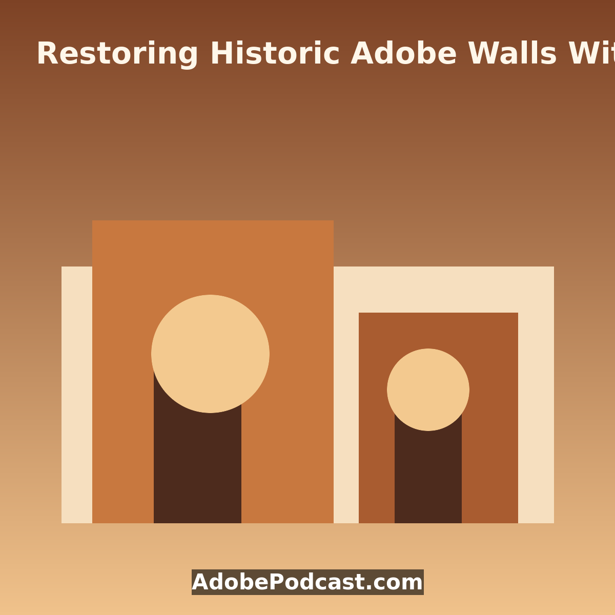 Restoring Historic Adobe Walls Without Trapping Moisture | AdobePodcast.com Restoring Historic Adobe Walls Without Trapping Moisture featured image by AdobePodcast.com